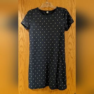 Old navy dress. Blue/beige, M.